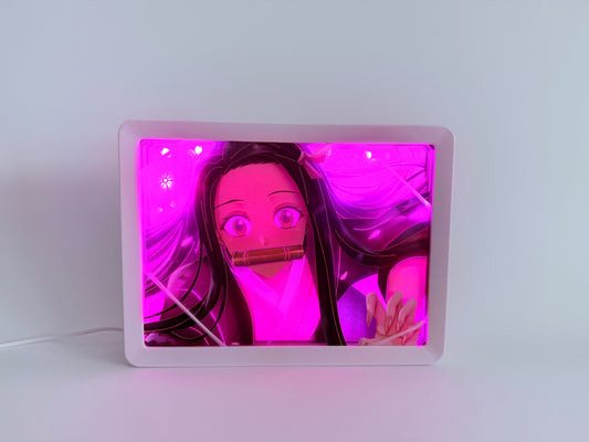 Nezuko demonslayer anime 3d light box