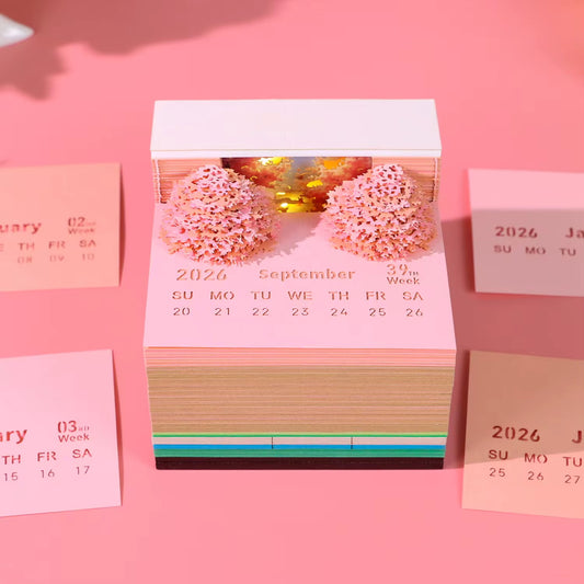3d tear away cherry river calendar