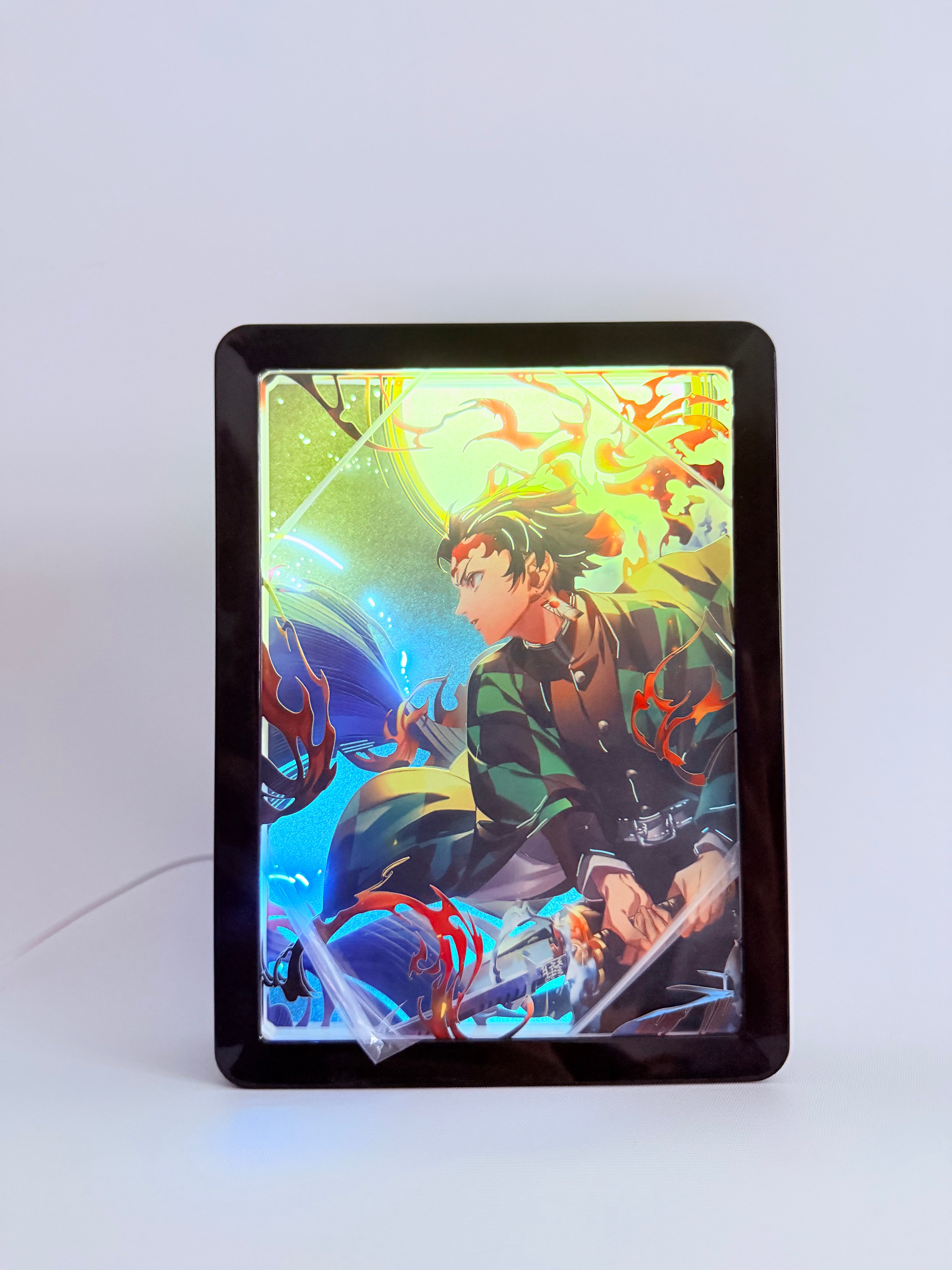 Tanjiro demonslayer anime 3d light box