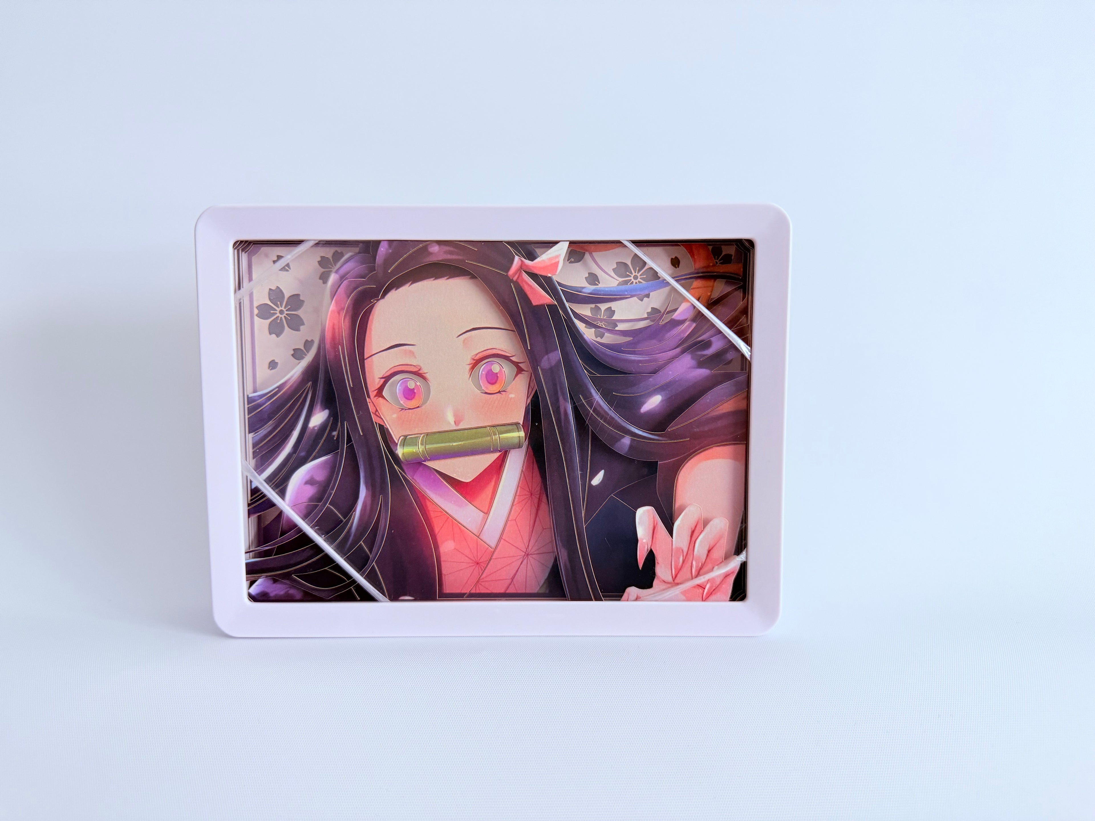 Nezuko demonslayer anime 3d light box