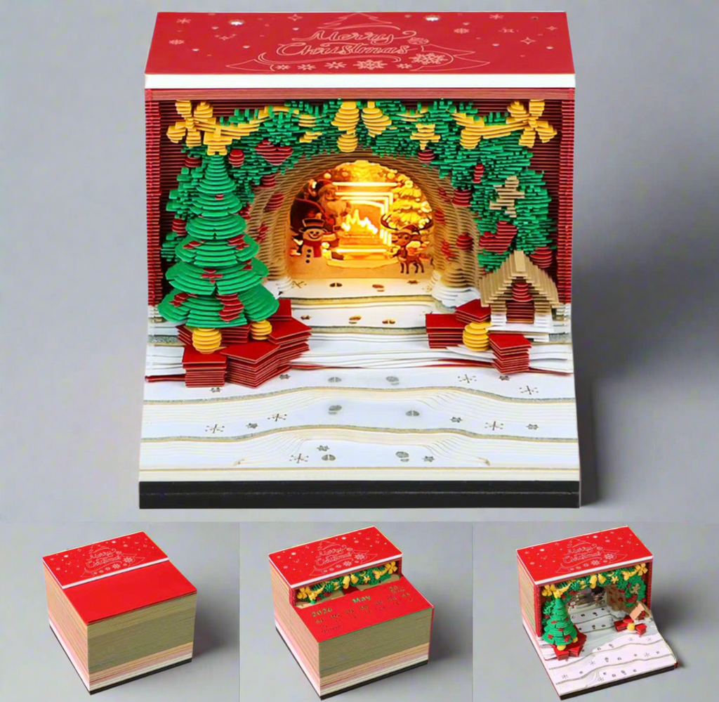 3D tear a calendar (Christmas arch )