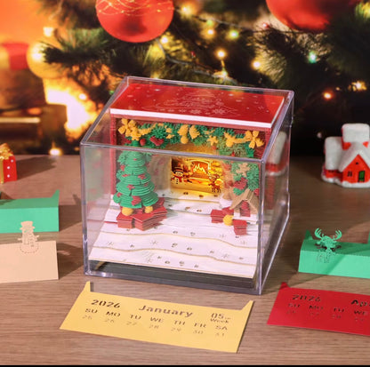 3D tear a calendar (Christmas arch )