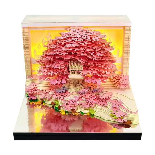 Tear away calendar (cherry tree)