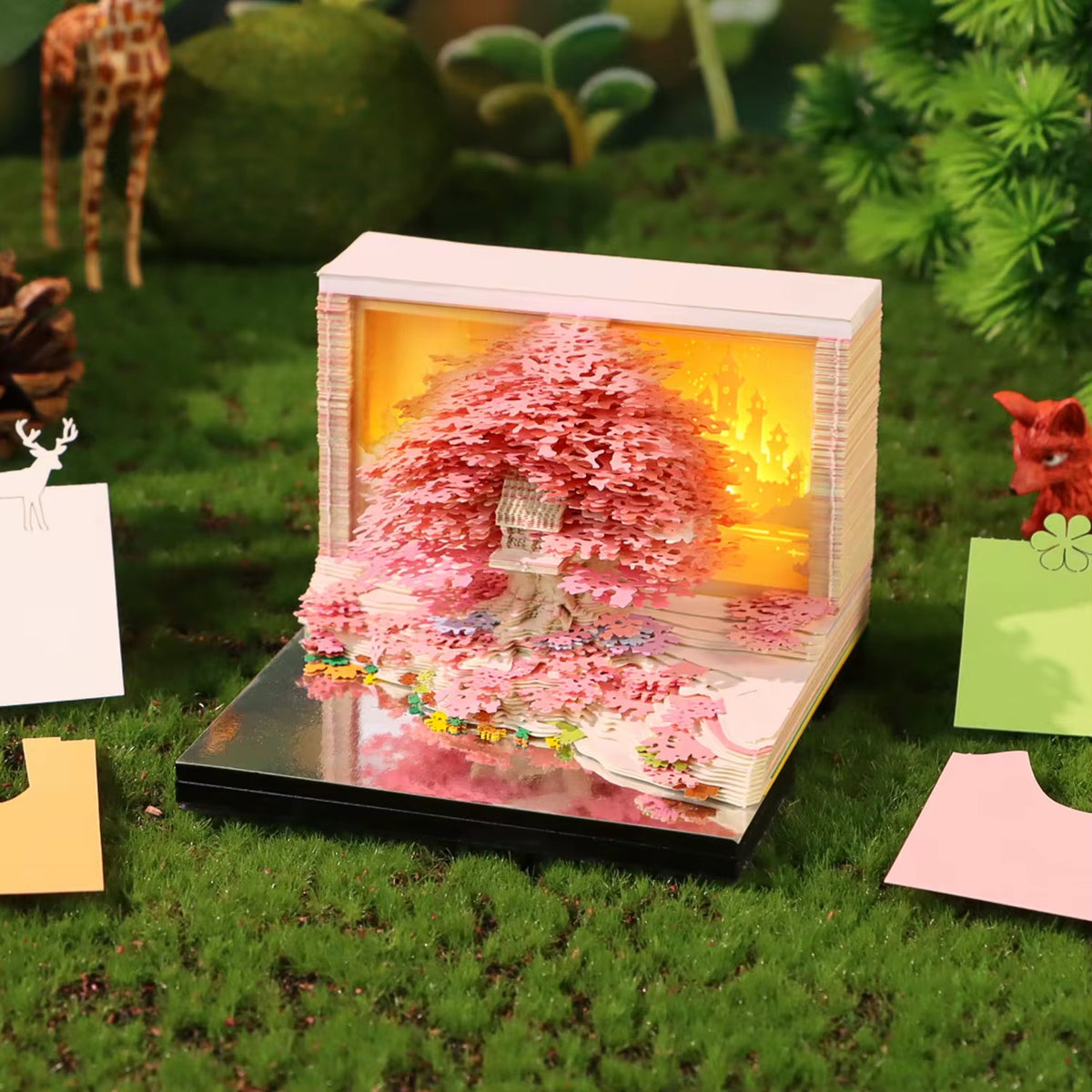 Tear away calendar (cherry tree)