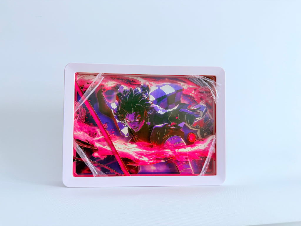 Full form Tanjiro demonslayer anime 3d light box
