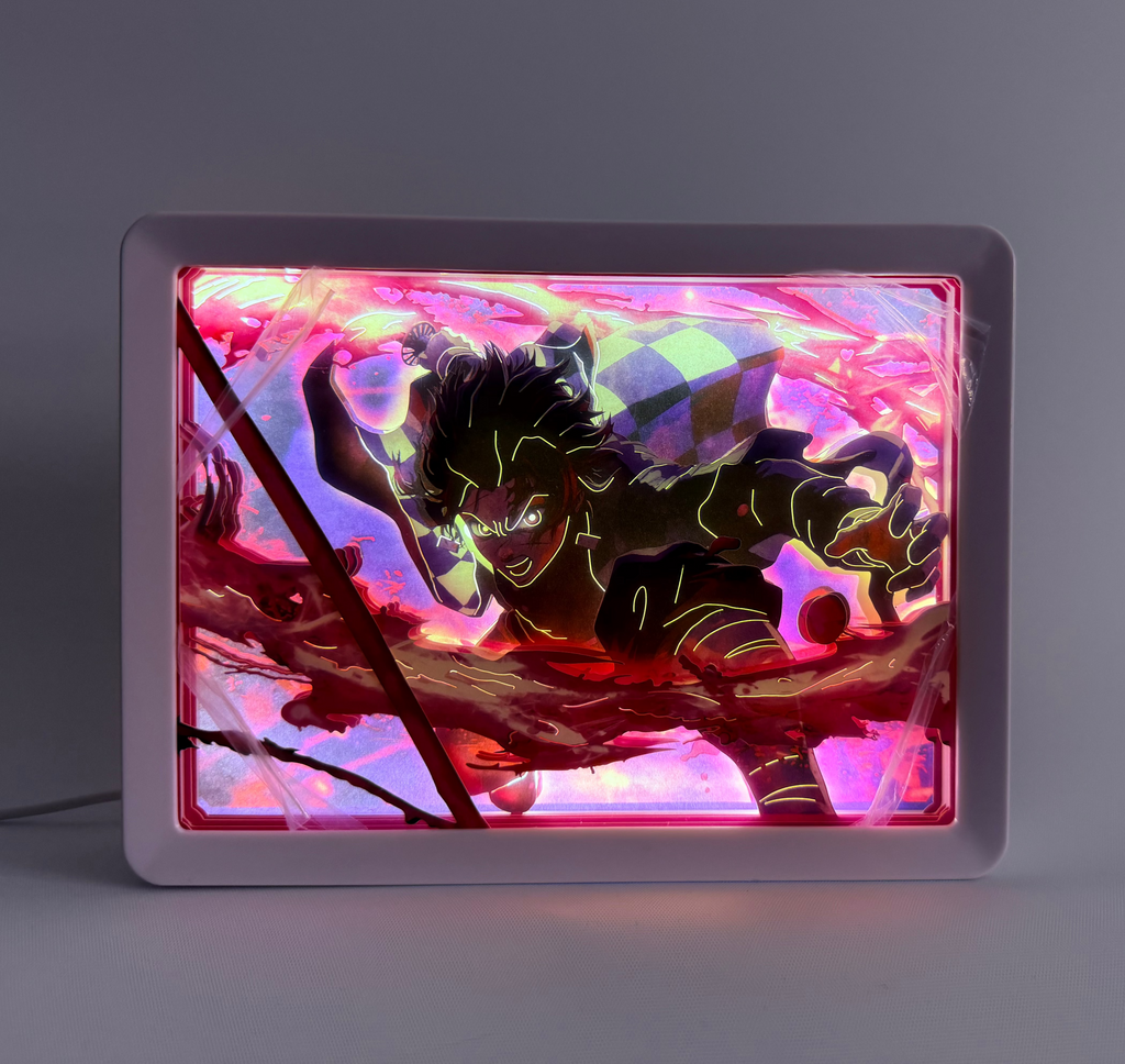 Full form Tanjiro demonslayer anime 3d light box